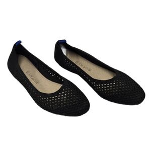 Rothy's The Max Square in Black Mesh